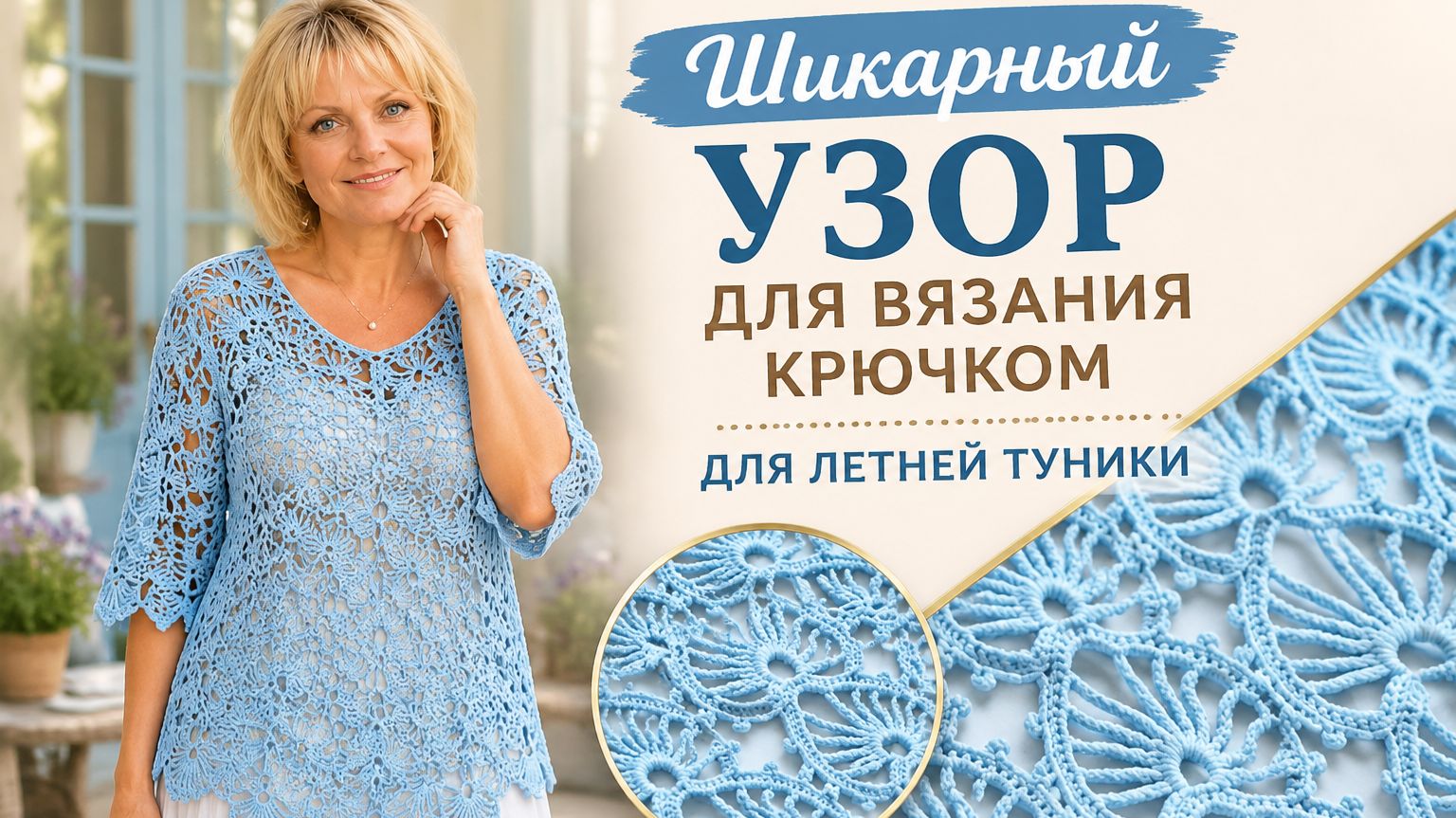 Узоры крючком для новичков