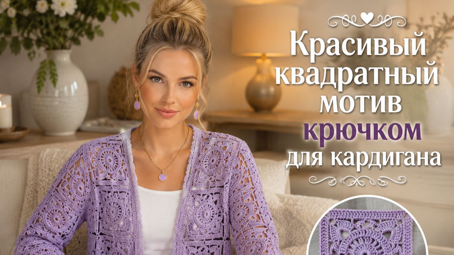 Цветочные мотивы крючком