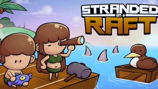stranded on a raft