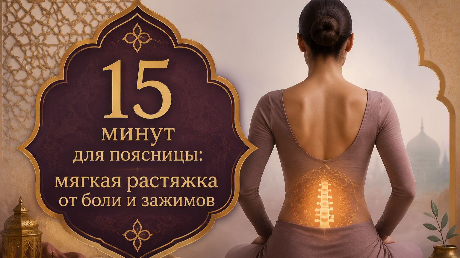 Поясница без боли - укрепление кора и растяжка