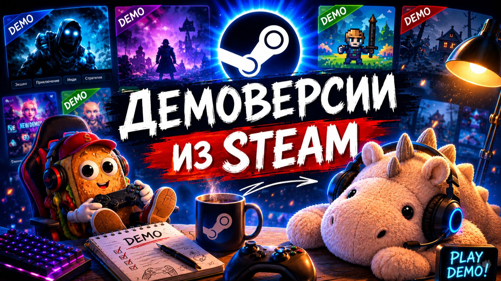 Демоверсии из Steam