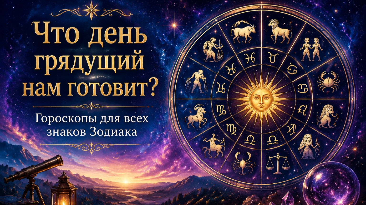 Что день грядущий нам готовит? Гороскопы для всех знаков Зодиака