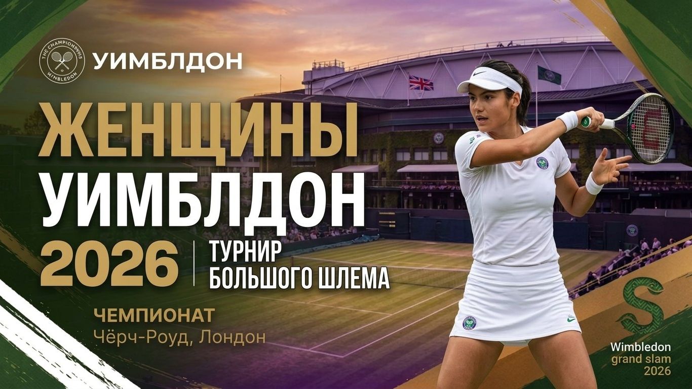 Уимбилдон 2026 | ЖЕНЩИНЫ |  Турнир большого шлема |  Wimbledon grand slam 2026