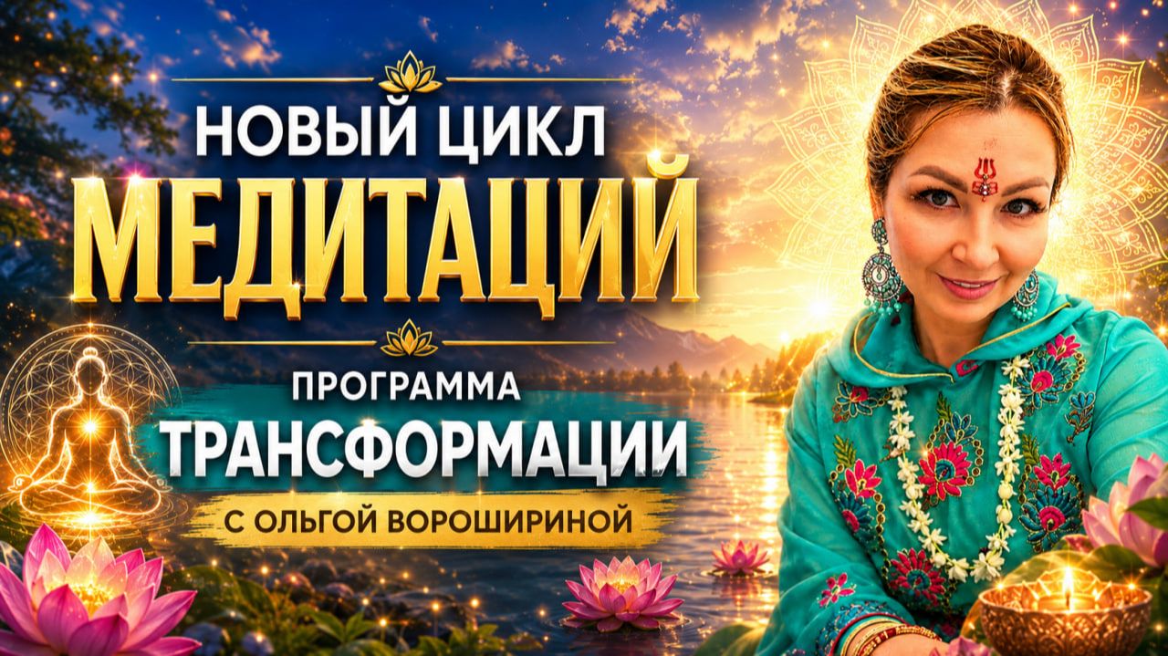 МЕДИТАЦИИ: ПРОГРАММА ТРАНСФООМАЦИИ