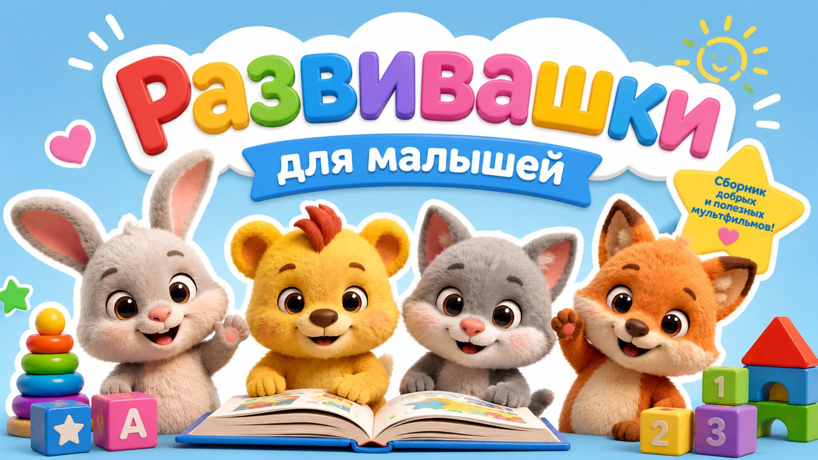Мультики для малышей! Развивающие мультики с Умняшей