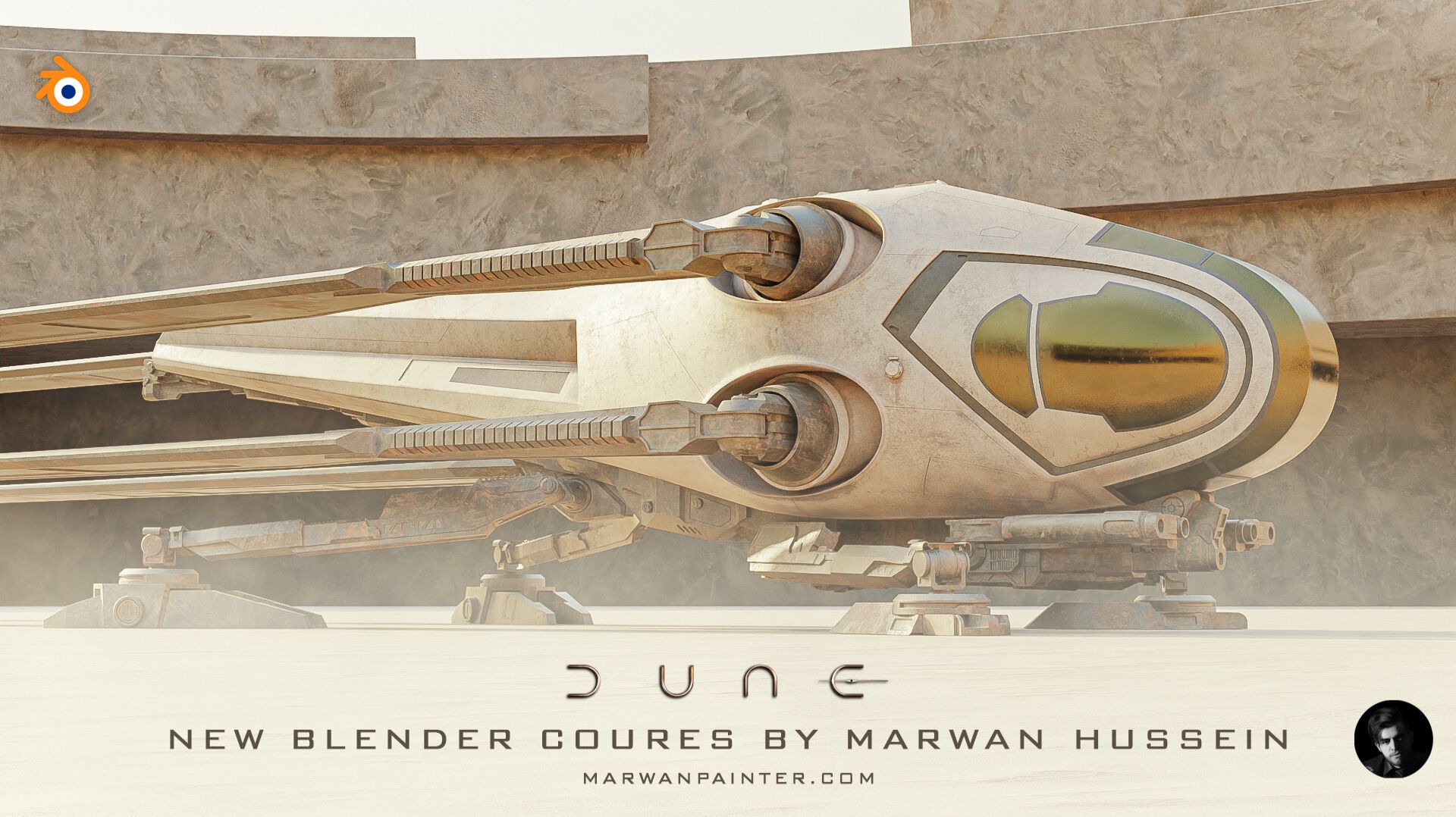 BLENDER Creating the Dune Ornithopter