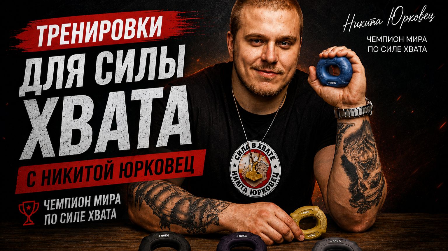 Кистевые эспандеры с Никитой Юрковец