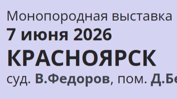 КЧК КРАСНОЯРСК 7 июня`26 В.Федоров Моно немецких овчарок