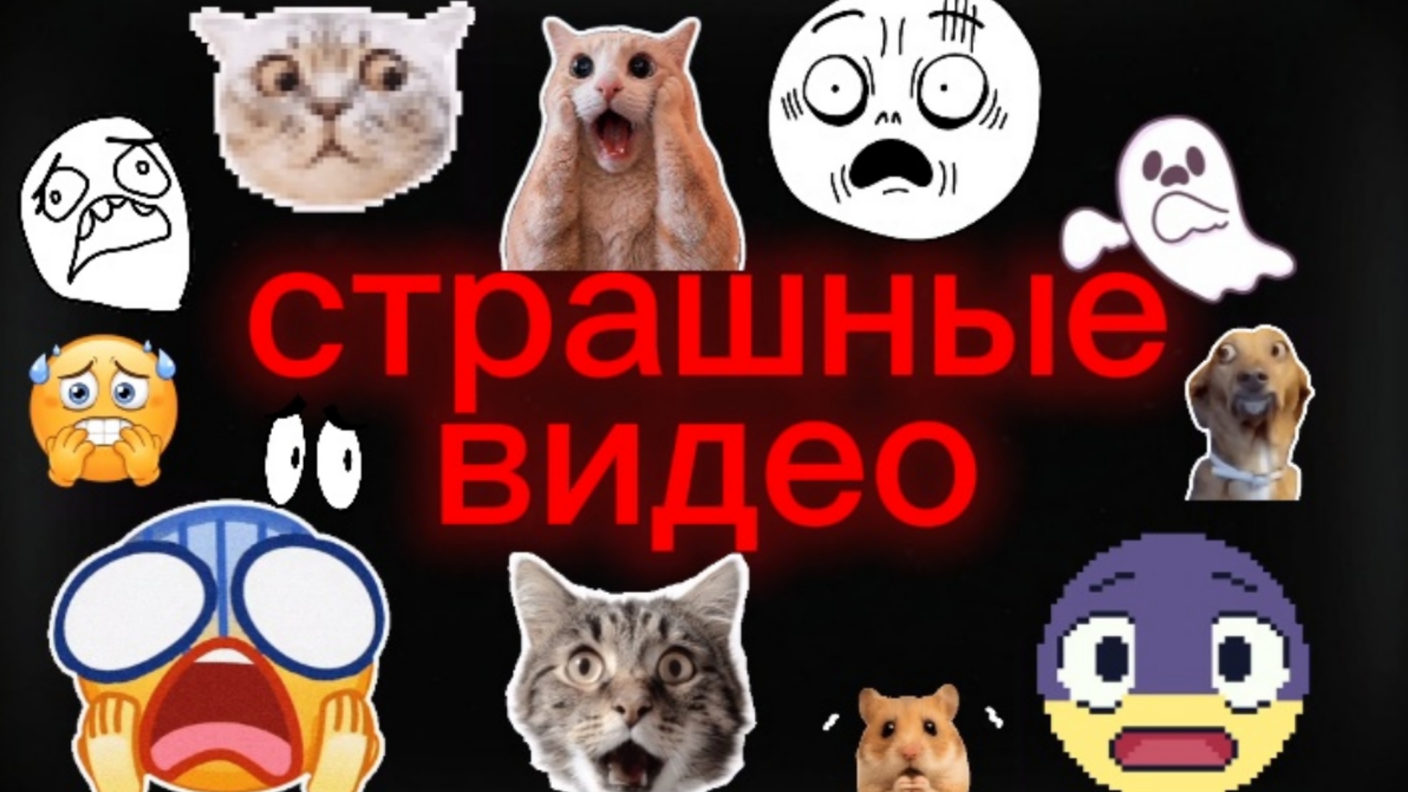 страшные видео😨