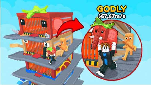 ROBLOX Поднимись на башню брейнротов