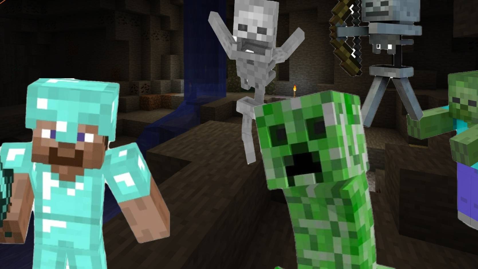 Выживание в мире Minecraft