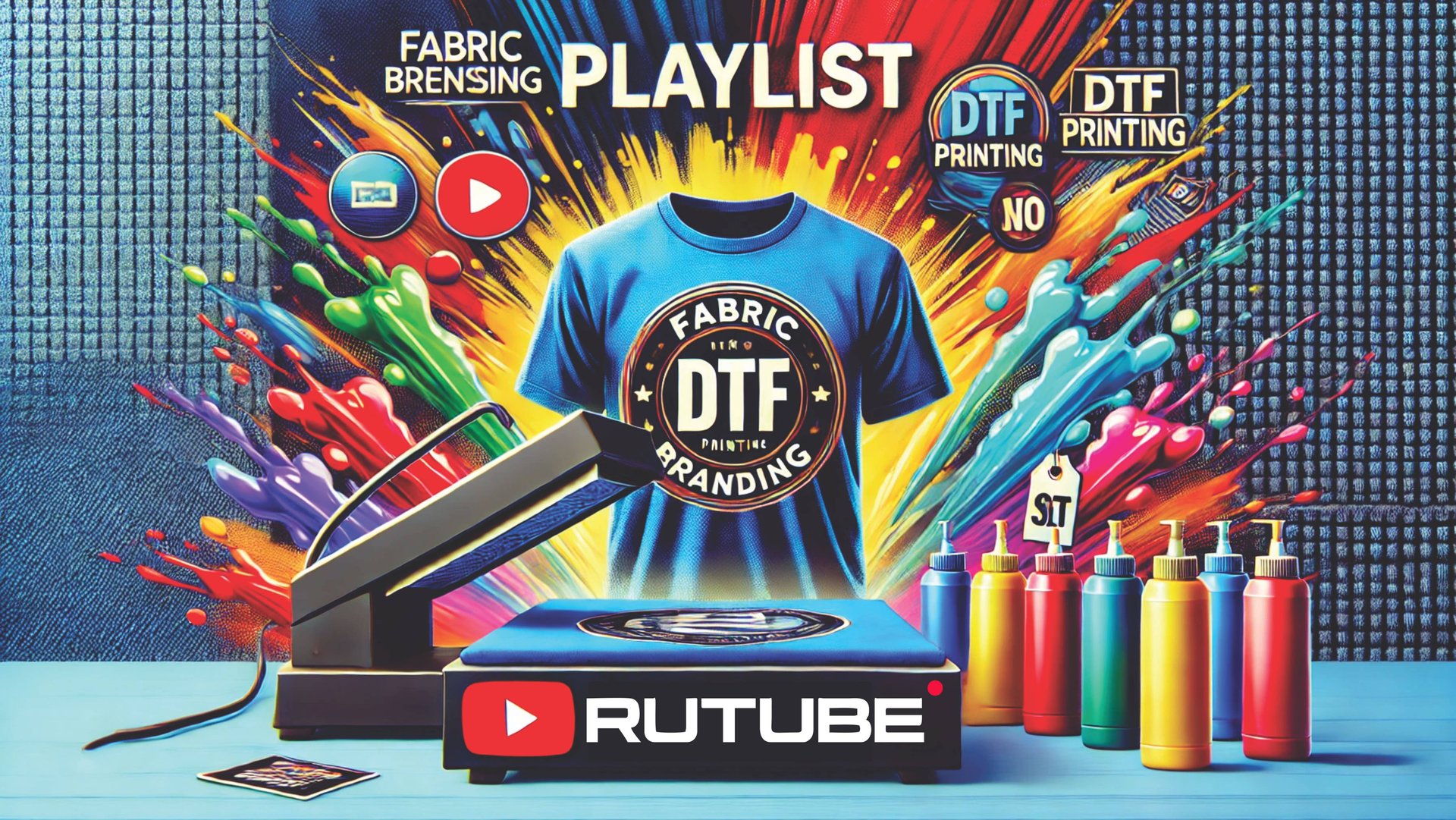 Брендирование ткани, DTF печать, нанесение изображения на одежду.