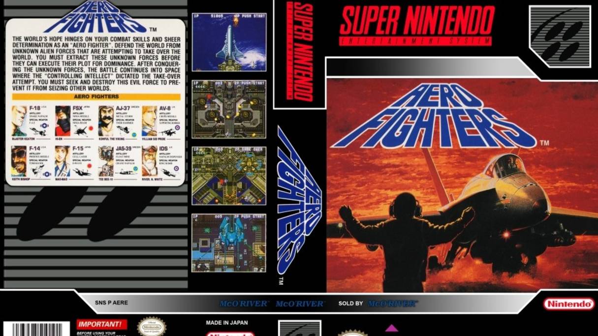 Super Nintendo (Snes) 16-bit Aero Fighters / Воздушные Истребители Прохождение