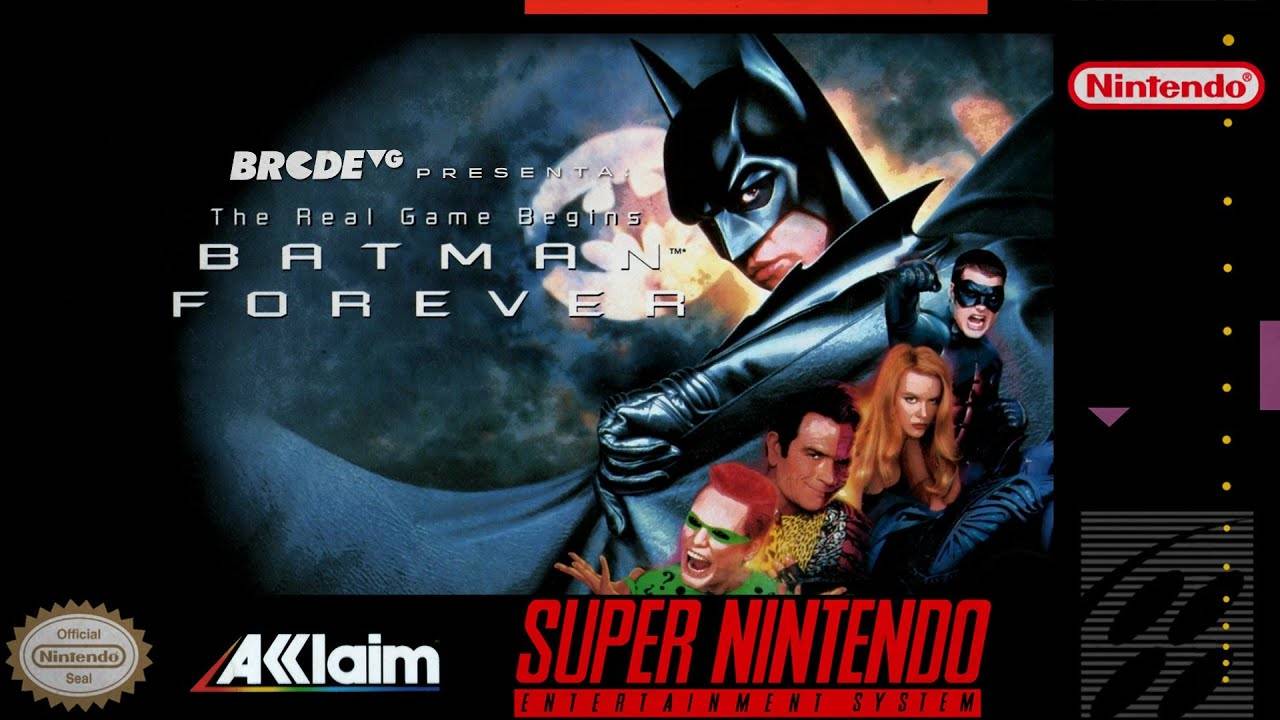 Super Nintendo (Snes) 16-bit Batman Forever / Бэтман Навсегда Прохождение / Long Play