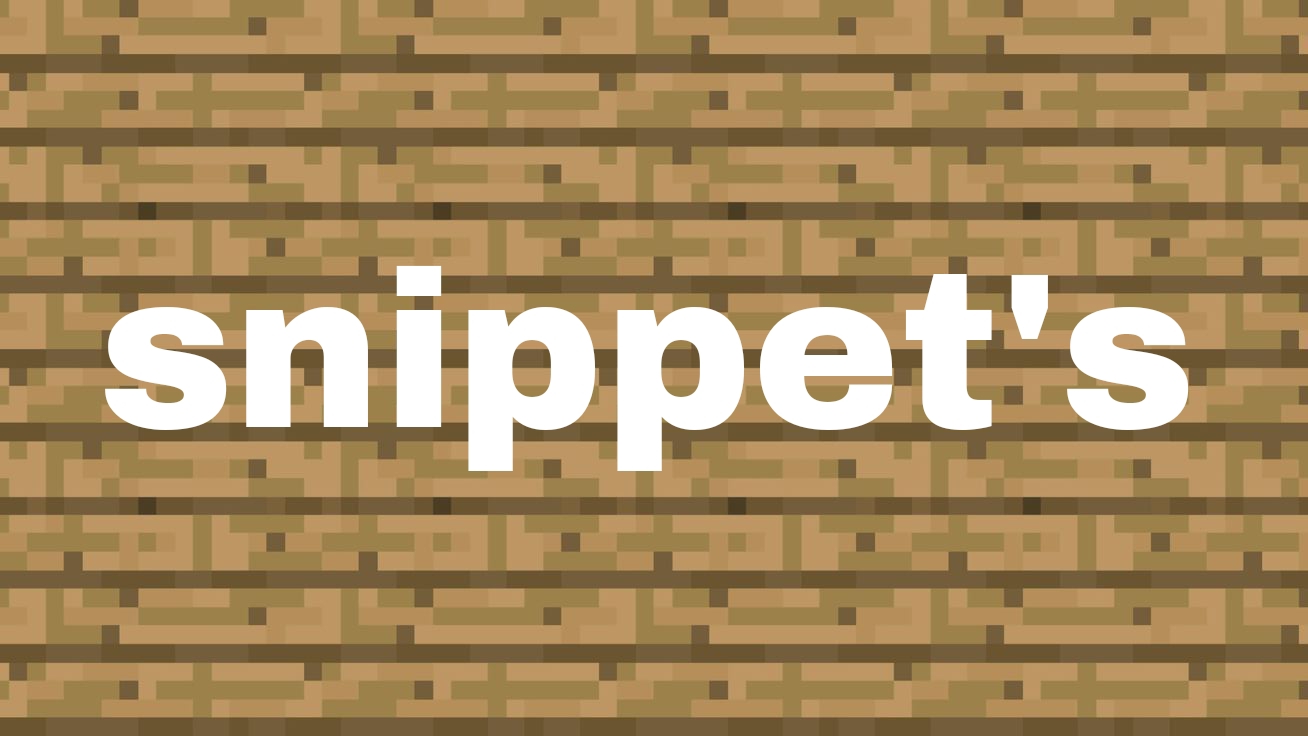 My snippet′s