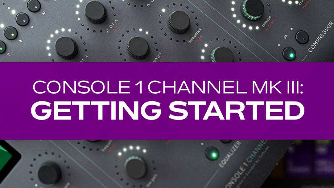 Groove3 Console 1 Channel MK III Getting Started