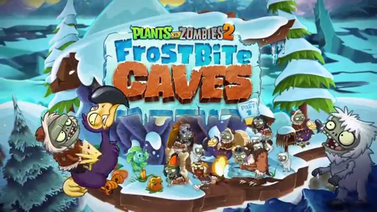 Ледниковые пещеры (Frostbite Caves) Plants vs Zombies 2