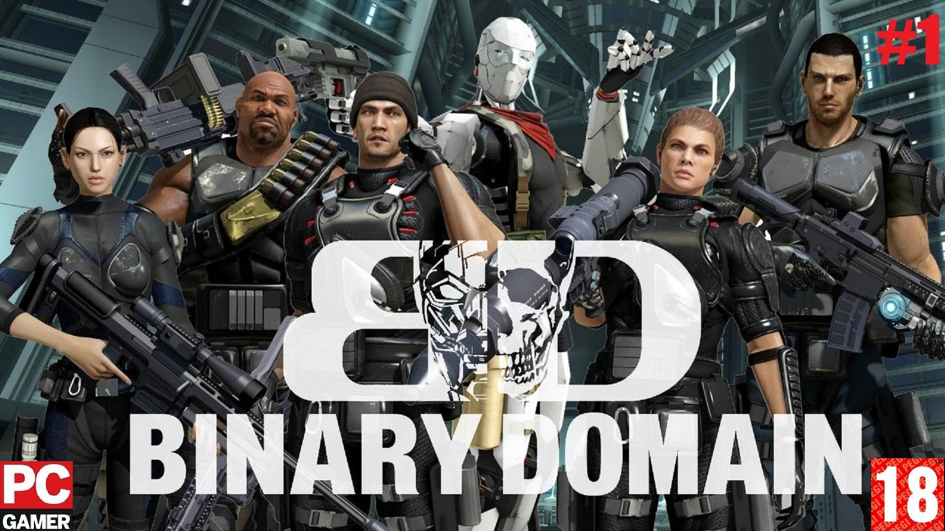 Binary Domain (PC) - Прохождение игр. (2012)(без комментариев)