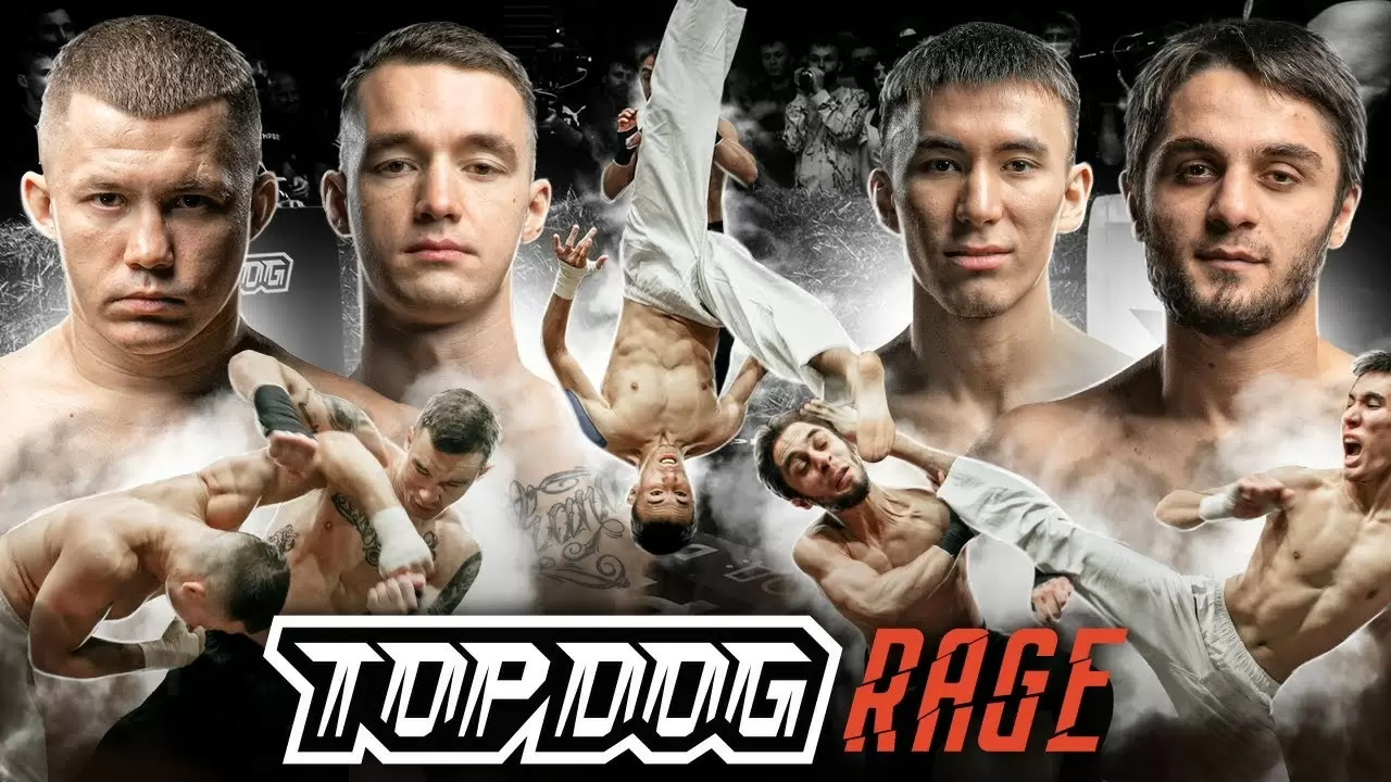Изображение к видео: Top Dog Rage: Олигов — Профессор, Кярнянен — ПакМэн. TDFC X: Бои на голых кулаках