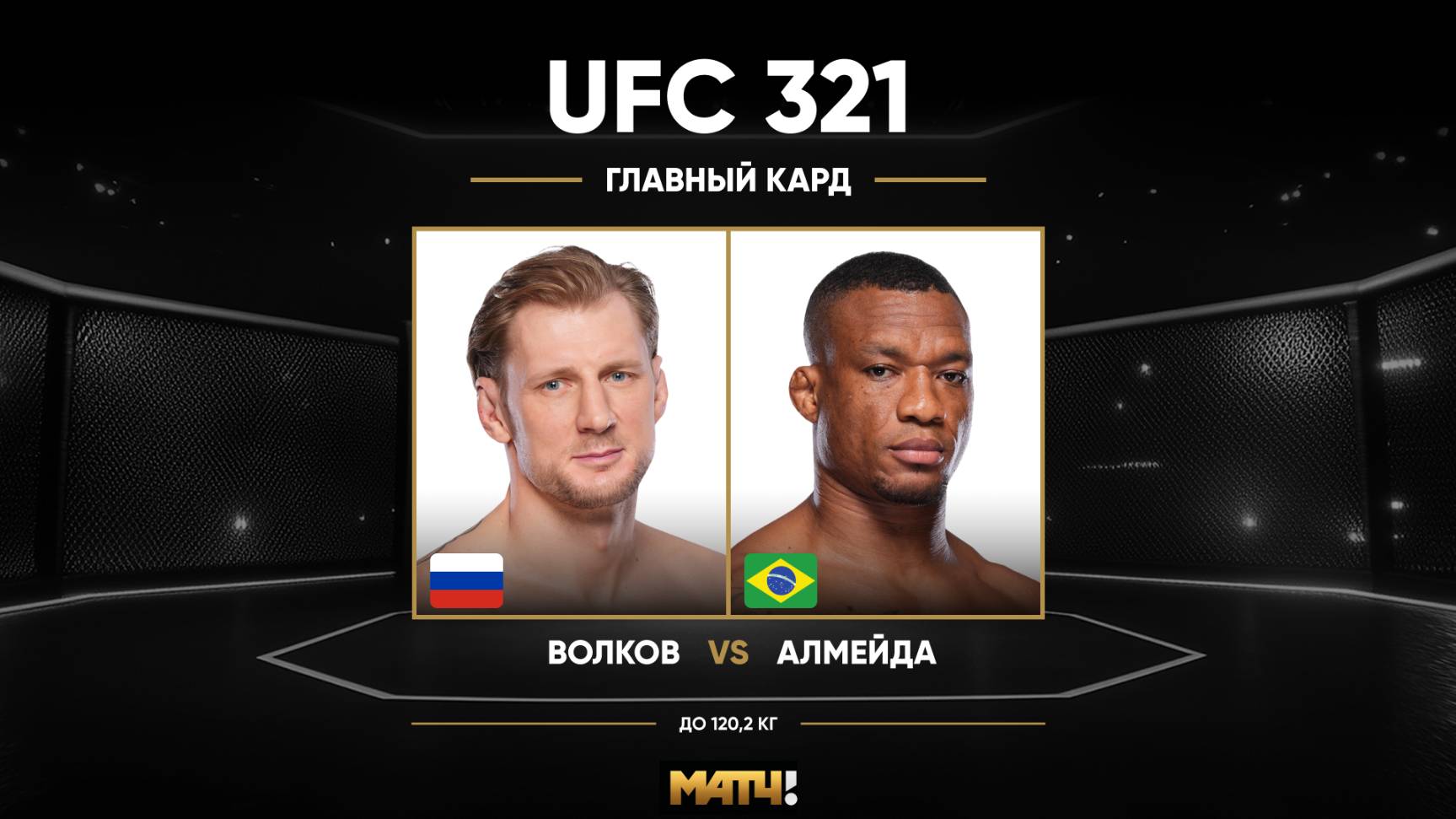 Изображение к видео: Александр Волков против Жаилтона Алмейды на UFC 321