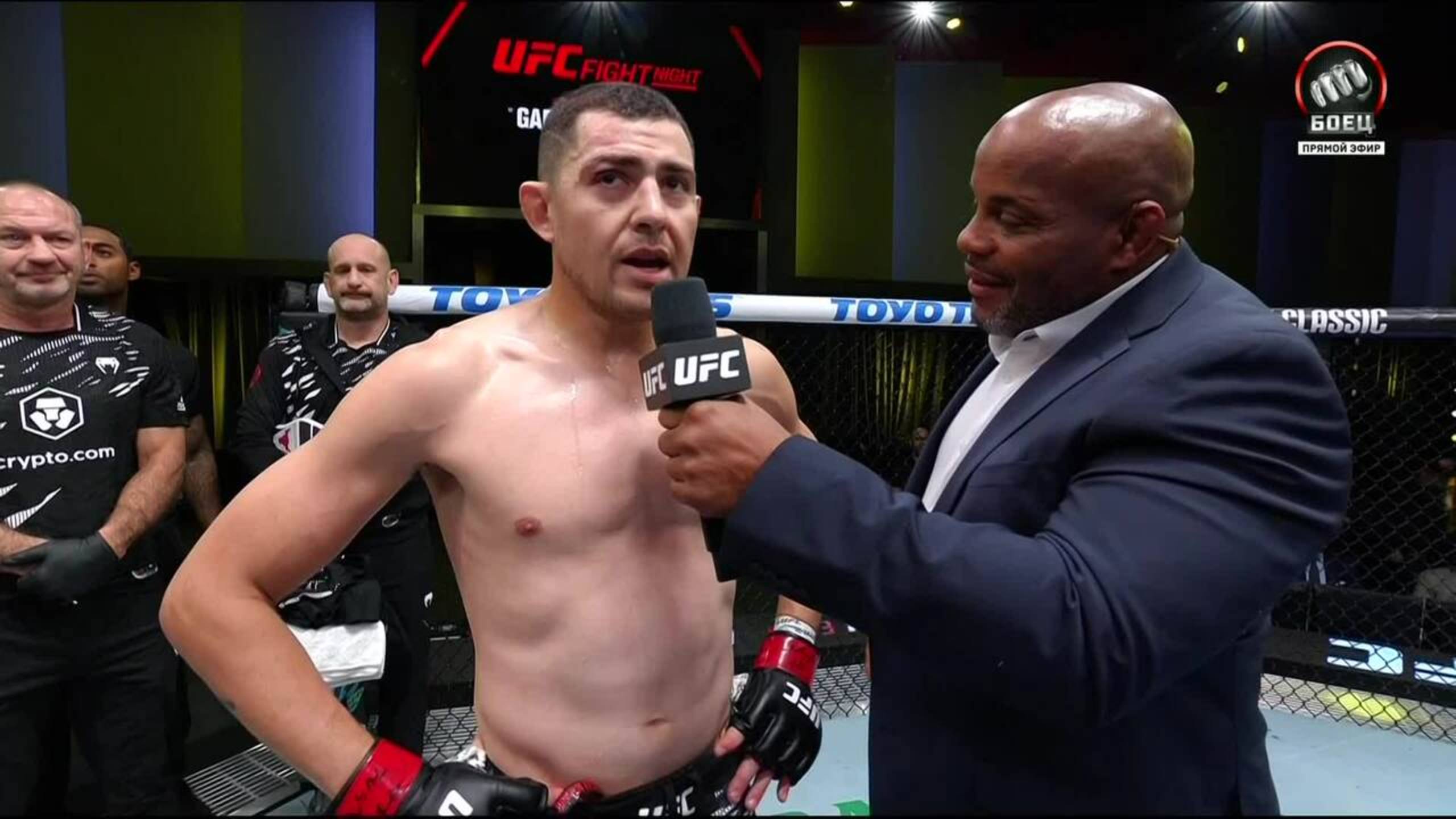 Изображение к видео: Интервью Стива Гарсии на UFC Fight Night