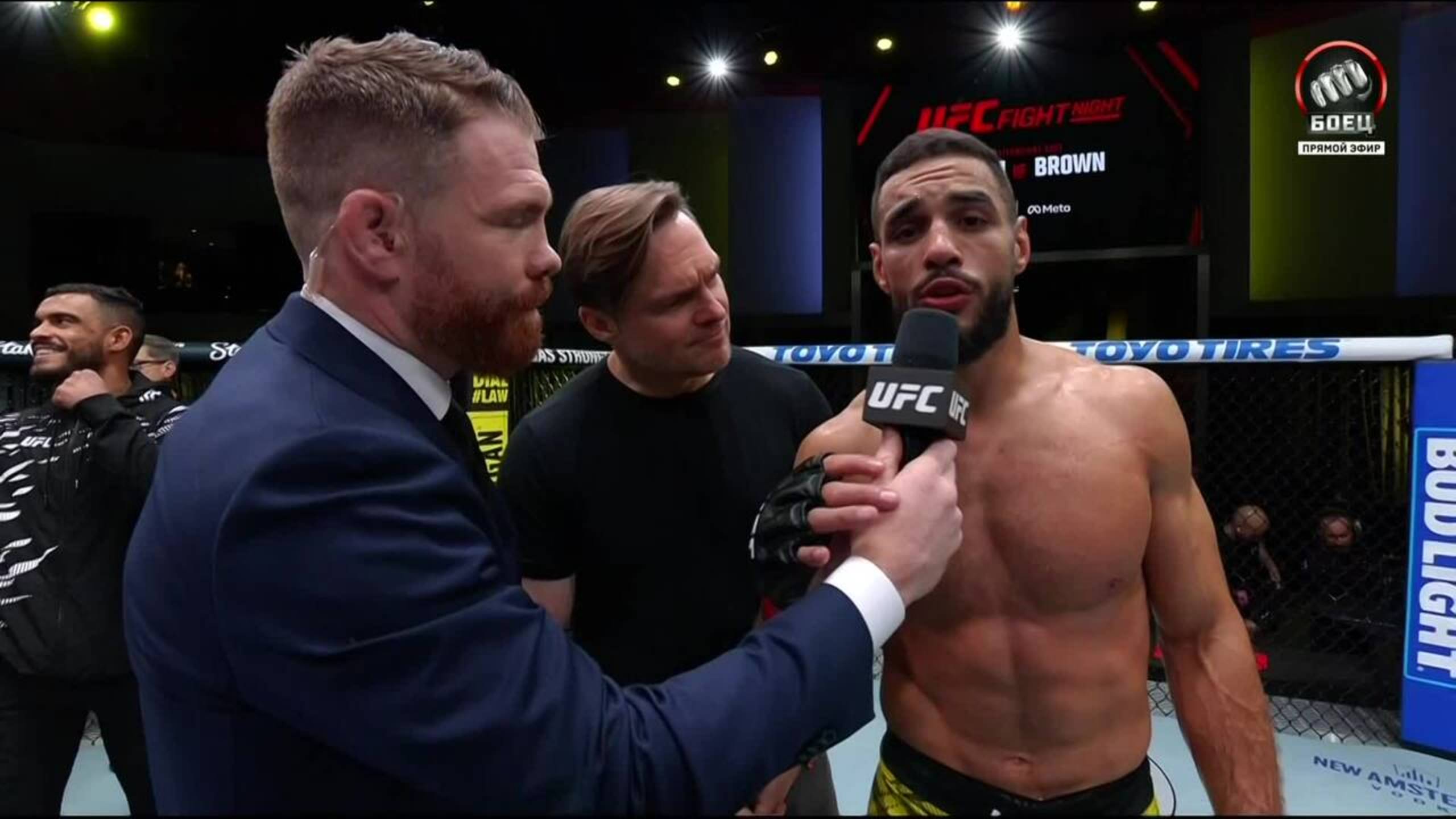 Изображение к видео: Интервью Габриэля Бонфима на UFC Fight Night