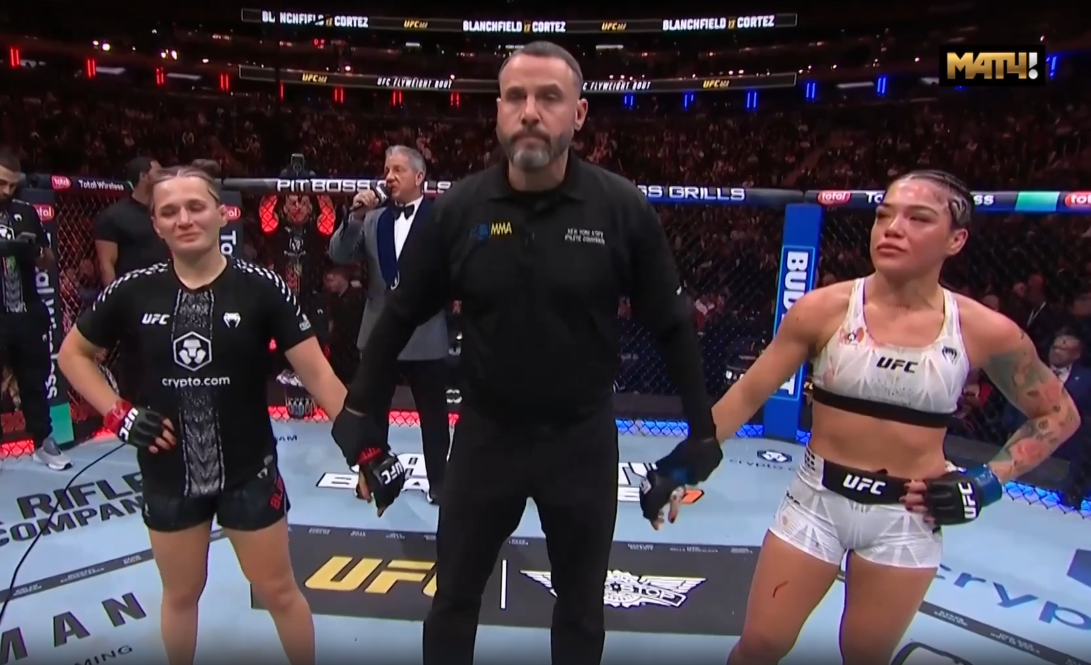 Изображение к видео: Эрин Бланчфилд против Трэйси Кортез на UFC 322