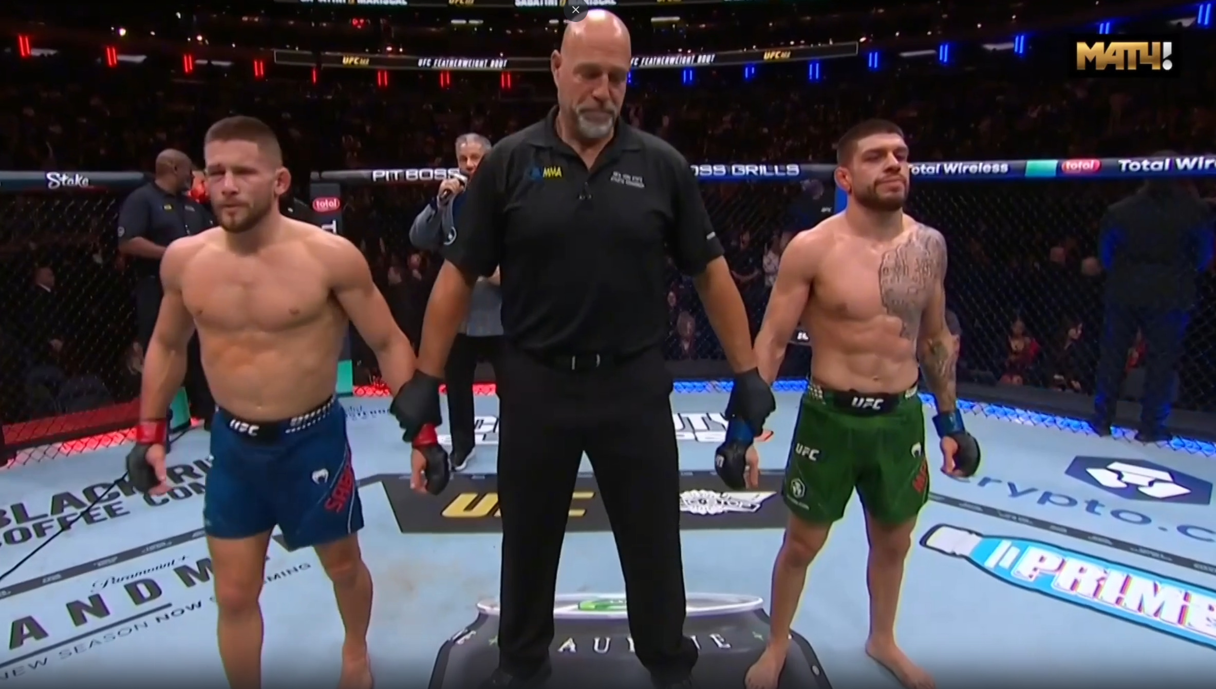 Изображение к видео: Пэт Сабатини против Чепе Марискала на UFC 322