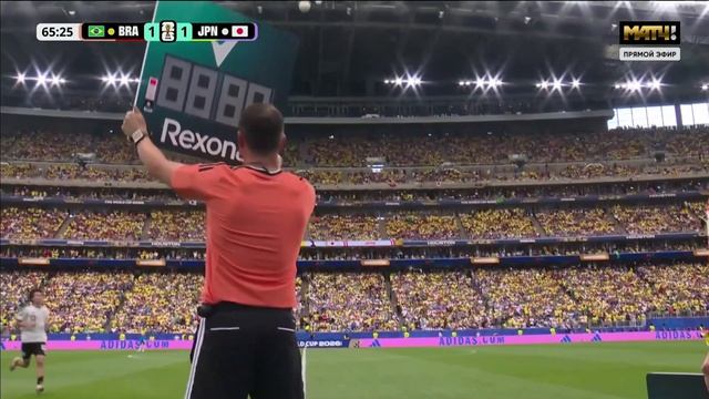 Изображение к видео: Замена в матче Бразилия - Япония, ЧМ по Футболу 2026 (2)