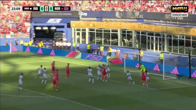 Изображение к видео: 1 тайм матча Ирак - Норвегия, ЧМ по Футболу 2026