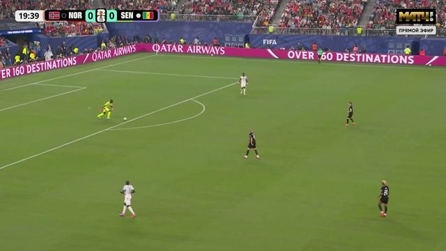 Изображение к видео: 1 тайм матча Норвегия - Сенегал, ЧМ по Футболу 2026