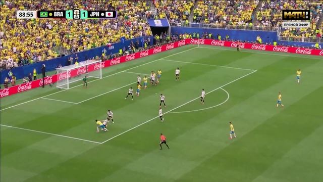 Изображение к видео: Опасные моменты матча Бразилия - Япония, ЧМ по Футболу 2026 (5)