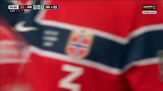 Изображение к видео: Травма игрока сборной Норвегии в матче Норвегия - Англия, ЧМ по Футболу 2026