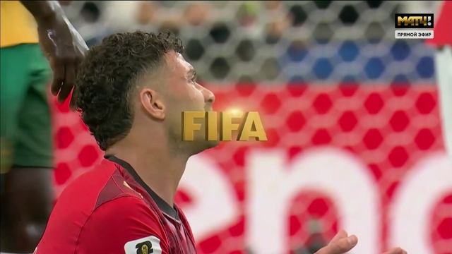 Изображение к видео: Желтая карточка Ибрахима в матче Австралия - Египет, 1/16 финала ЧМ по Футболу 2026