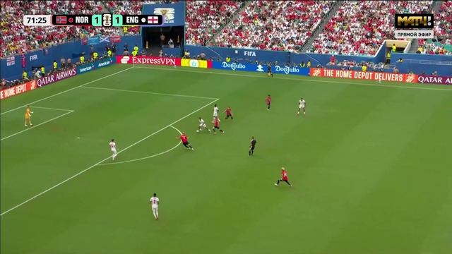 Изображение к видео: 2 тайм матча Норвегия - Англия, ЧМ по Футболу 2026