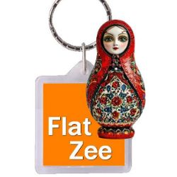 Иконка канала FlatZee (брелок) идеальный подарок себе и близким