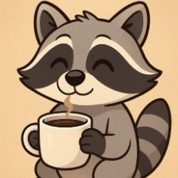 Иконка канала RaccoonLikeCoffee