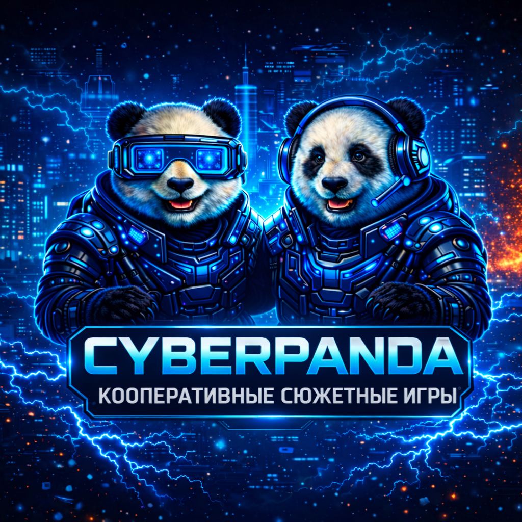 Иконка канала CYBERPANDA - кооперативные сюжетные игры!
