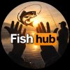 Иконка канала FishHub. Рыбалка на Финском и Ладоге