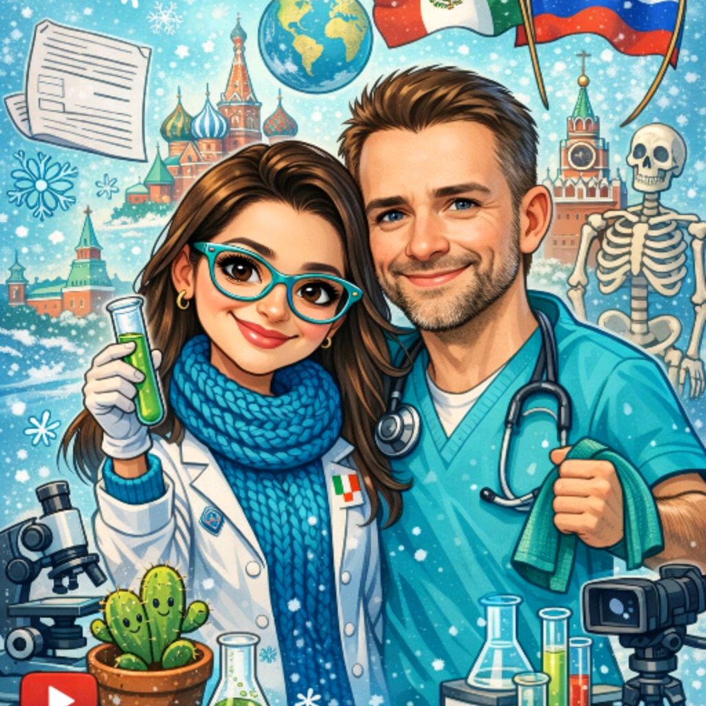 Иконка канала Веро и Лёша. Мексика И Россия