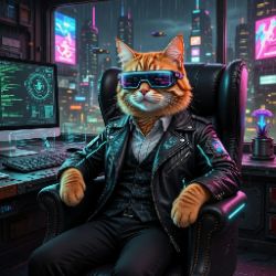 Иконка канала Кибер-кот-коуч.