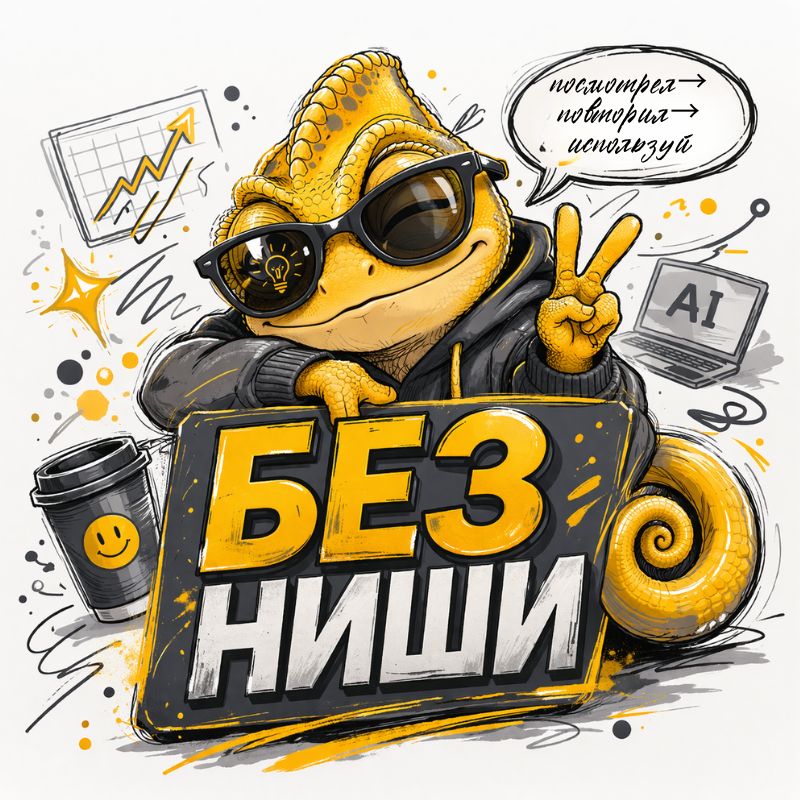 Иконка канала БЕЗ НИШИ