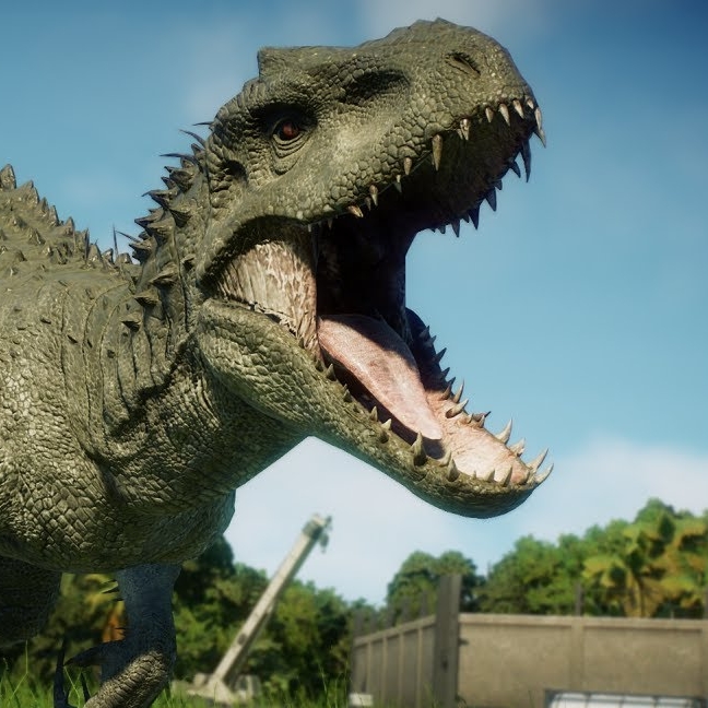 Иконка канала индоминус Рекс.