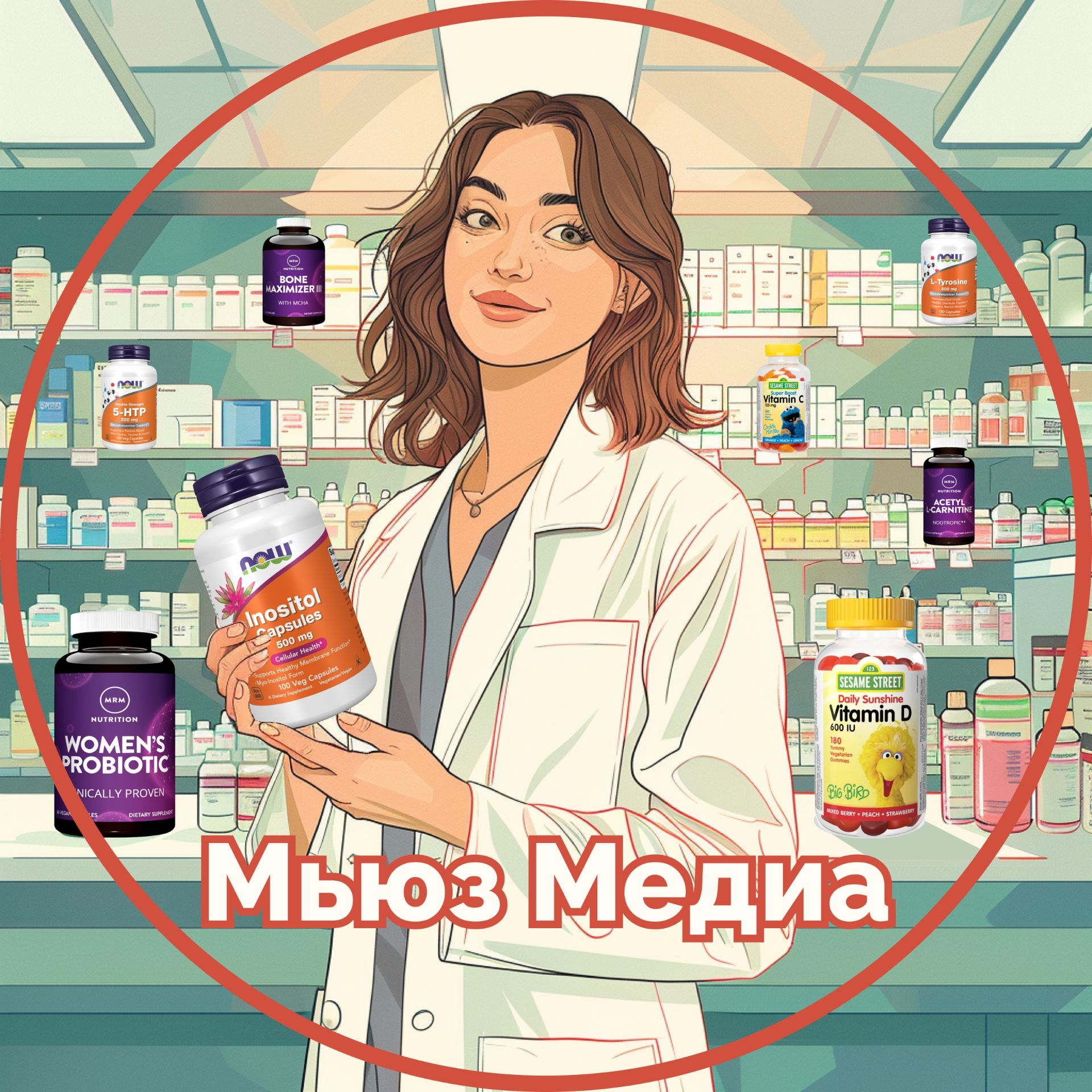 Иконка канала Мьюз Медиа — территория здоровья