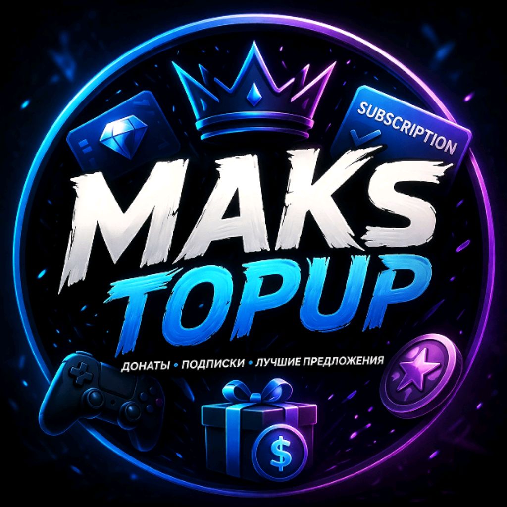 Иконка канала MaksTopUp