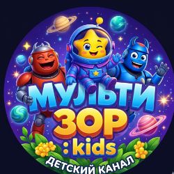 Иконка канала Мультизор и роботы — мультики для детей