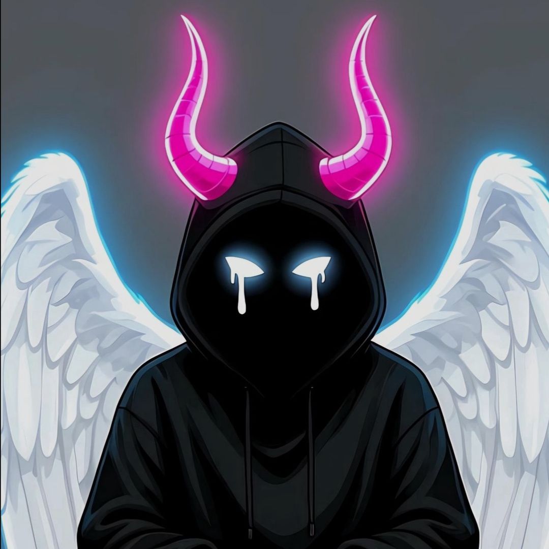 Иконка канала ангел демон 😈😇