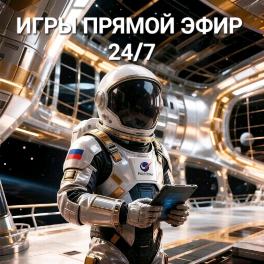Иконка канала ПРЯМОЙ ЭФИР - ИГРЫ - 24/7 РАБОТЫ.