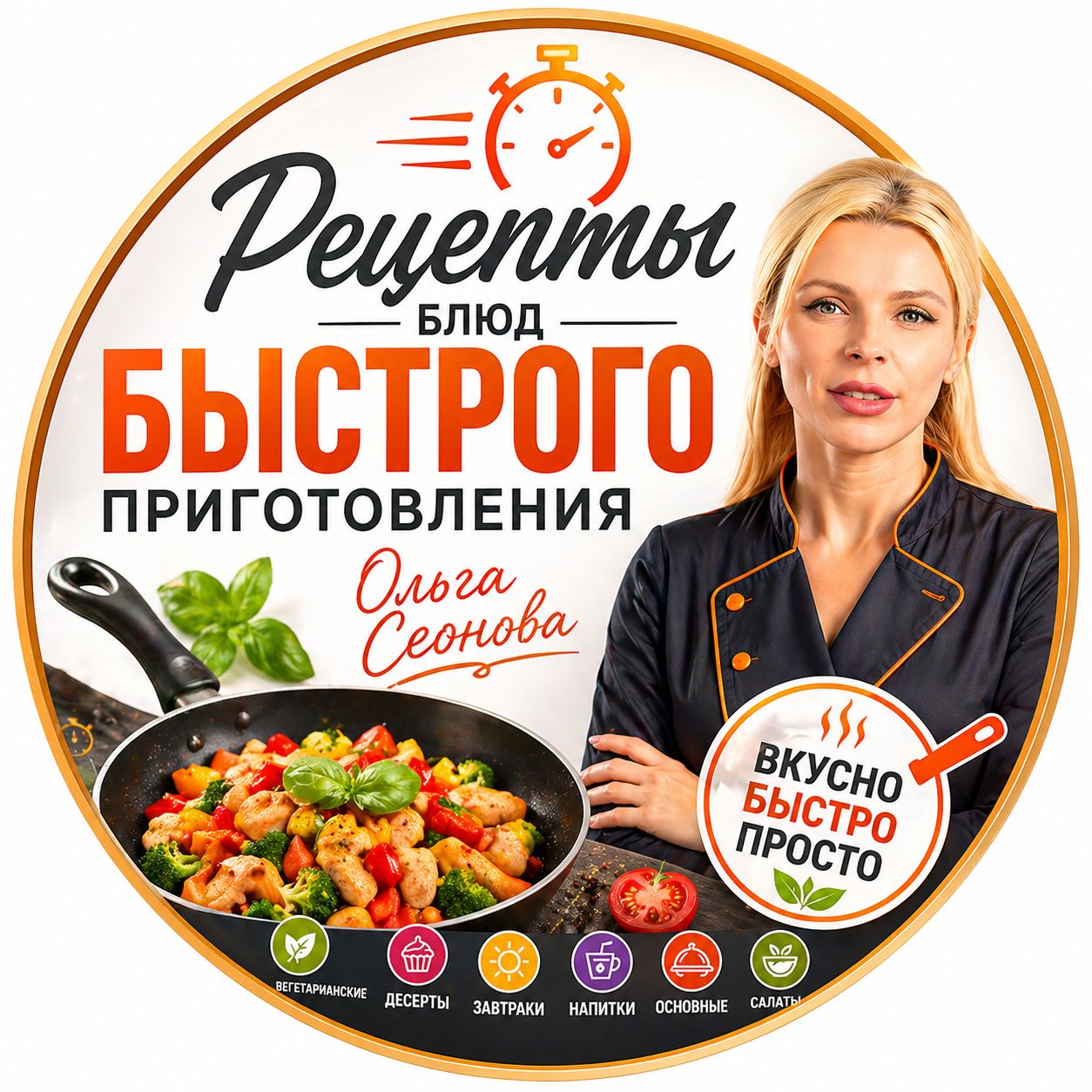 Иконка канала Рецепты блюд быстрого приготовления |Ольга Сеонова