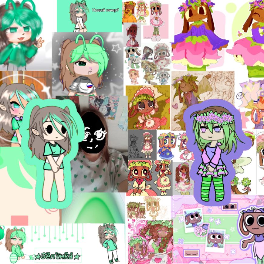 Иконка канала 💚Зеля и Бесси💜